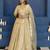 Golden Vichitra Silk Lehenga Choli with Dupatta