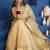 Golden Vichitra Silk Lehenga Choli with Dupatta