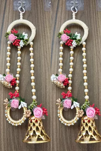 handmade decorative hanging for wall living room bedroom decor for home festival decoration (pack of 2)
