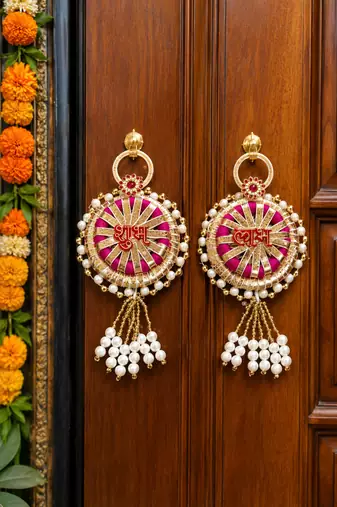 handmade decorative hanging for wall living room bedroom decor for home decoration (pack of 2)
