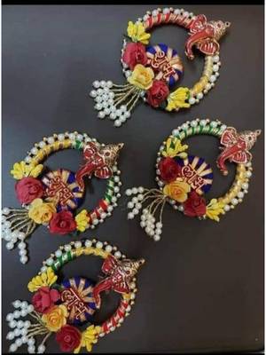 handmade decorative hanging for wall living room bedroom decor for home decoration (pack of 2) 1