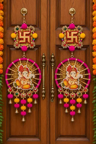 handmade decorative hanging for wall living room bedroom decor for home decoration (pack of 2)