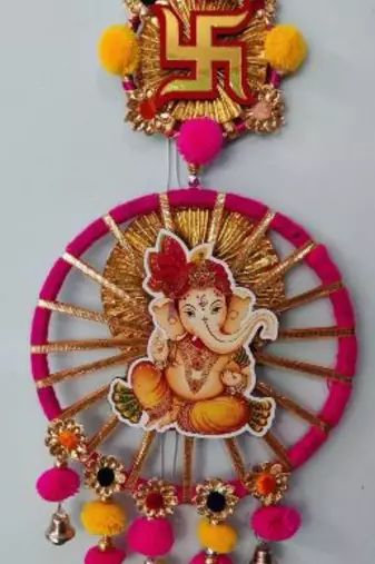 handmade decorative hanging for wall living room bedroom decor for home decoration (pack of 2)