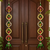 decorative gota chudi parrot hanging perfect for home decor  hanging for main door pooja decor (pack of 2)