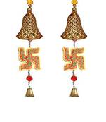 shubh labh golden door hanging for home decoration hanging for home diwali decoration (pack of 2)