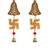 shubh labh golden door hanging for home decoration hanging for home diwali decoration (pack of 2)