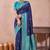 navy blue zari work  silk saree traditional woven style saree with blouse piece