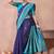 navy blue zari work  silk saree traditional woven style saree with blouse piece