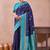 navy blue zari work  silk saree traditional woven style saree with blouse piece