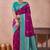 rani purple zari work  silk saree traditional woven style saree with blouse piece