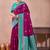 rani purple zari work  silk saree traditional woven style saree with blouse piece
