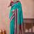 rama green zari work  silk saree with contrast wine border and pallu traditional saree with blouse