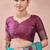 rama green zari work  silk saree with contrast wine border and pallu traditional saree with blouse