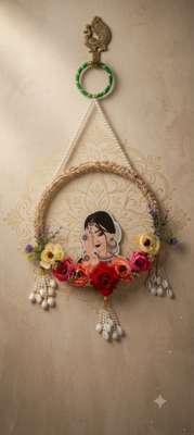 hangings beautiful mdf painting decorative unique hanging for home decoration (pack of 1) 1