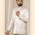 Beige color sky blue touchup jodhpuri for men | men's ethnic wear