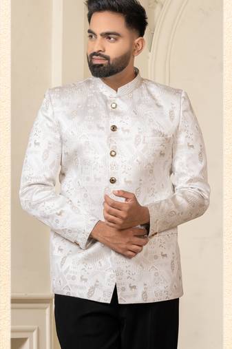 Off white jodhpuri for men | men's ethnic wear