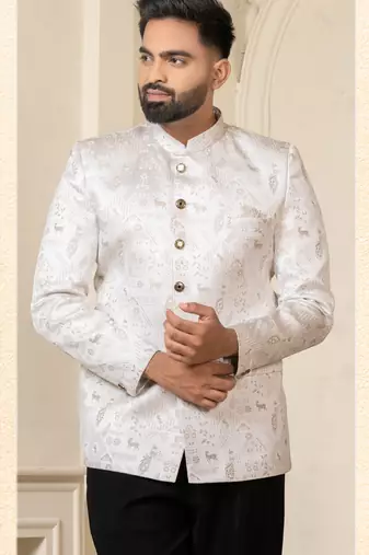 Off white jodhpuri for men | men's ethnic wear