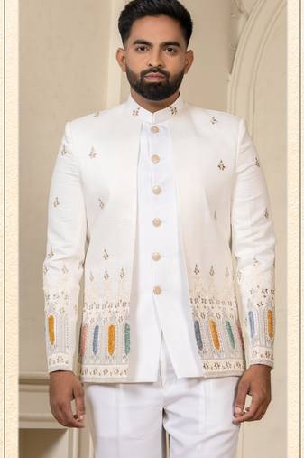 White jodhpuri for men | men's ethnic wear