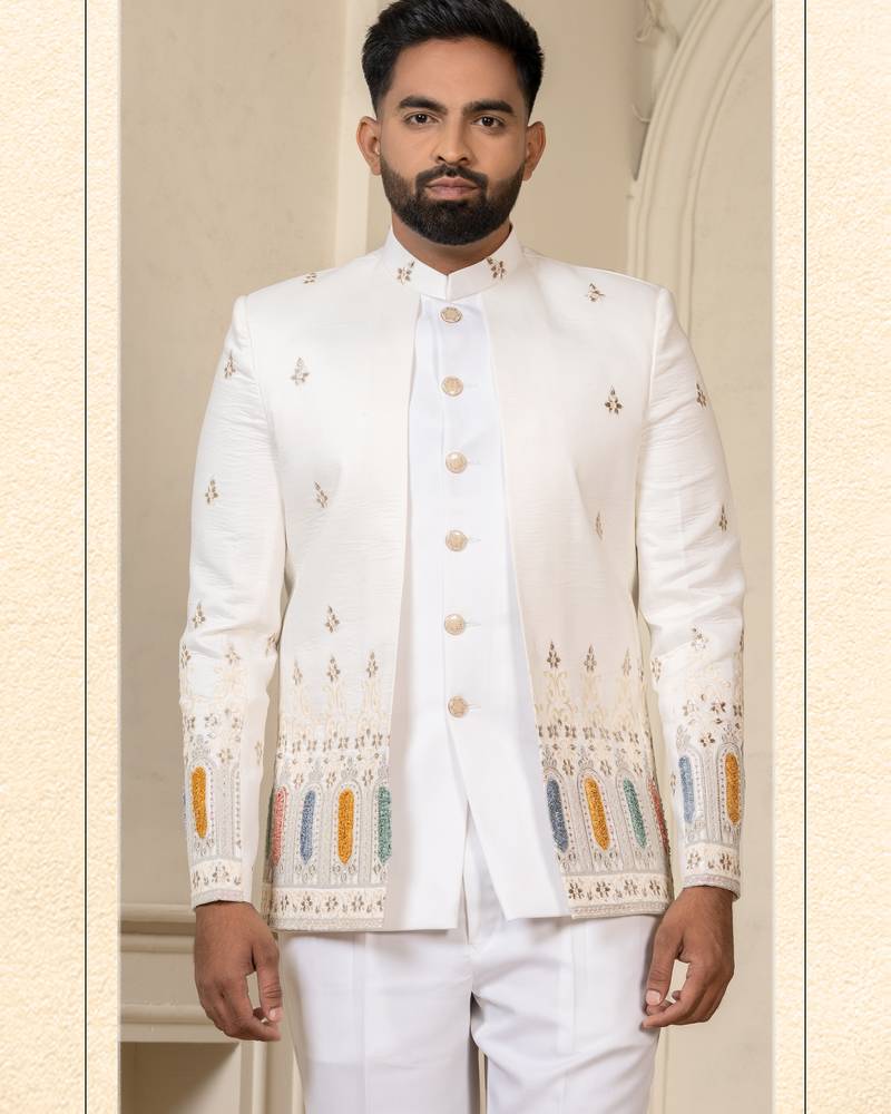 White jodhpuri for men | men's ethnic wear