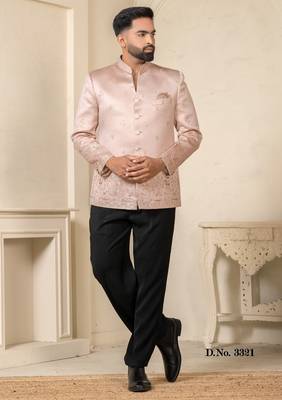 Pastel pink jodhpuri for men | men's ethnic wear 2