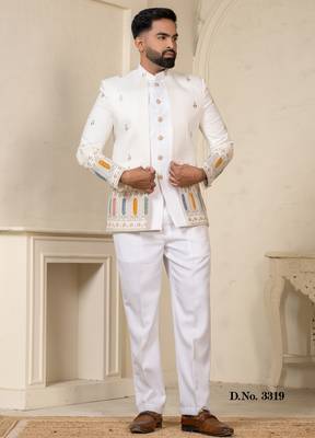 White jodhpuri for men | men's ethnic wear 2