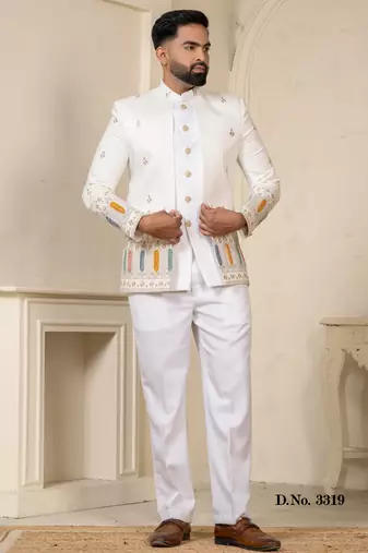 White jodhpuri for men | men's ethnic wear