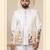 White gold foil jodhpuri for men | men's ethnic wear
