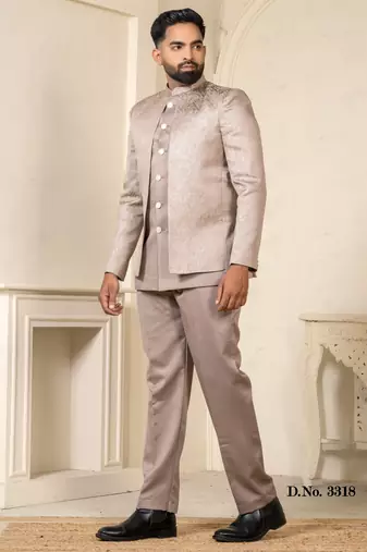 Pastel pink jodhpuri for men | men's ethnic wear