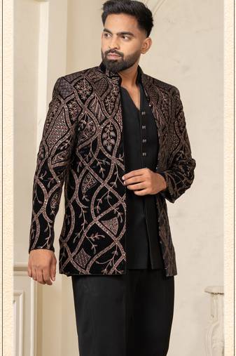 Black jodhpuri for men | men's ethnic wear
