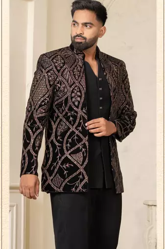 Black jodhpuri for men | men's ethnic wear
