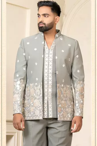 Pista green jodhpuri for men | men's ethnic wear