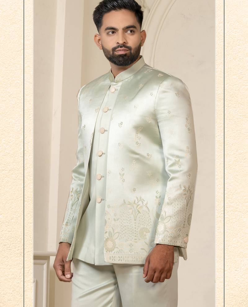 Pastel pista jodhpuri for men | men's ethnic wear