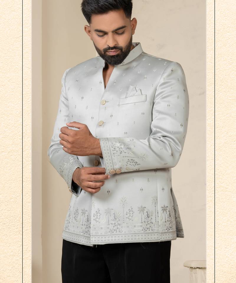 Grey jodhpuri for men | men's ethnic wear