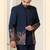Navy blue open jodhpuri for men | men's ethnic wear