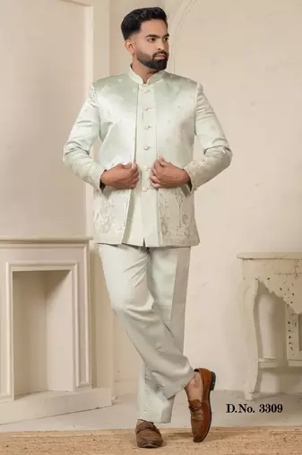 Pastel pista jodhpuri for men | men's ethnic wear