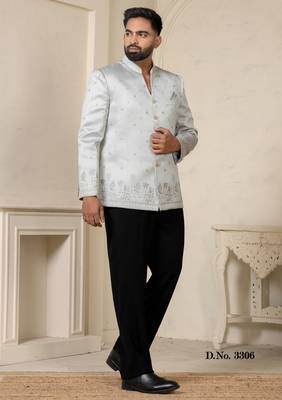 Grey jodhpuri for men | men's ethnic wear 2