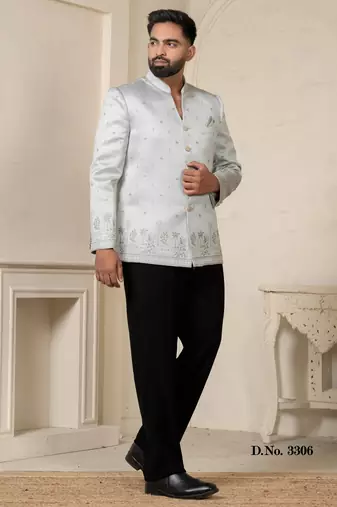 Grey jodhpuri for men | men's ethnic wear