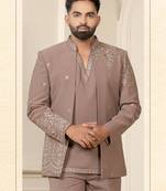 Light brown jodhpuri for men | men's ethnic wear