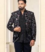 Navy blue jodhpuri for men | men's ethnic wear
