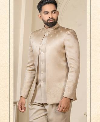 Beige jodhpuri for men | men's ethnic wear 2