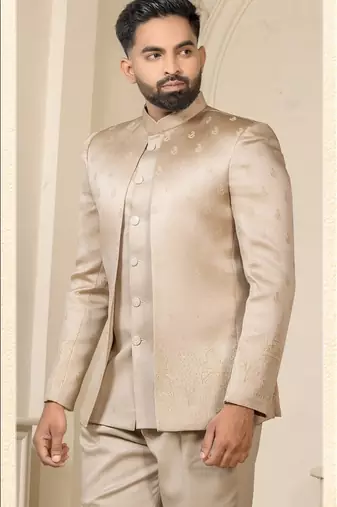 Beige jodhpuri for men | men's ethnic wear