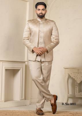 Beige jodhpuri for men | men's ethnic wear 1