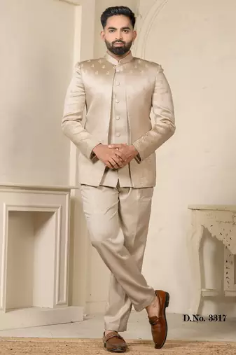 Beige jodhpuri for men | men's ethnic wear