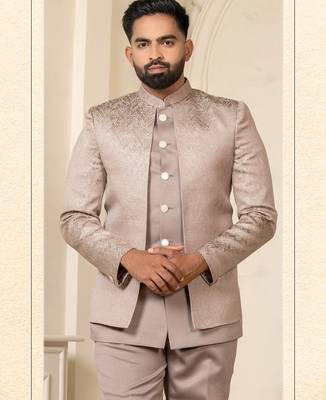 Pastel pink jodhpuri for men | men's ethnic wear 1