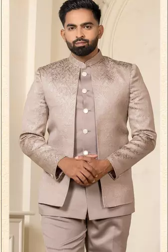 Pastel pink jodhpuri for men | men's ethnic wear