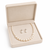 Pearl necklace and earrings jewellery set with silver beads graduated pearl design, drop earrings included, white pearl.