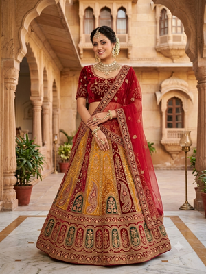 new fancy festival designer lehanga gress 1