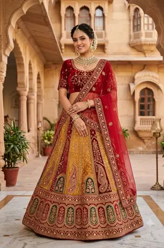 new fancy festival designer lehanga gress