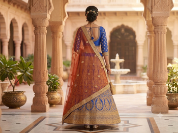 new desiger party wear lehanga chuni  3