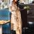 Off White Cotton Floral Embroidered Regular Kurta with Trousers & With Dupatta
